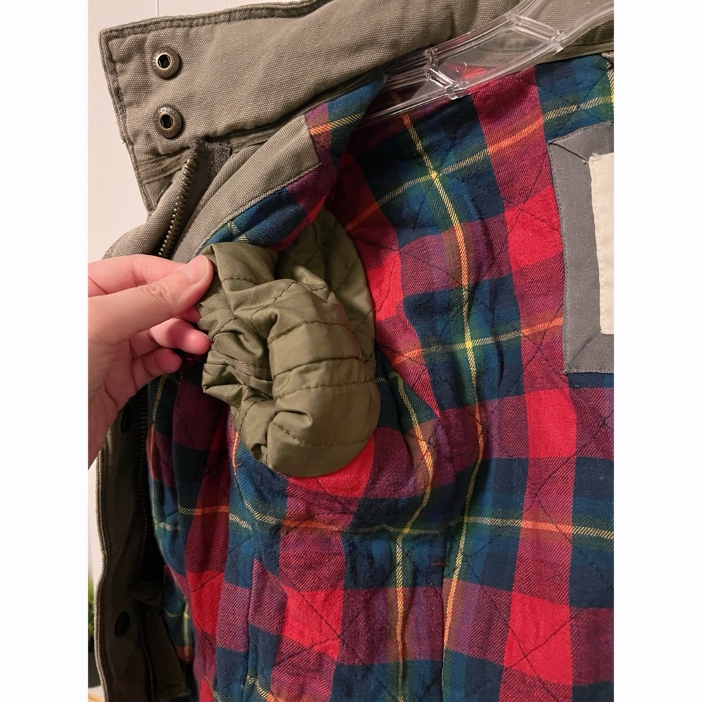 Vintage Abercrombie & Fitch A&F Dark Green Fully Lined Jacket Y2K - Picture 8 of 11